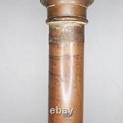Antique Boston Coupling Co. Firefighter Fire Hose Nozzle 30 in Solid Brass
