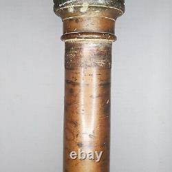 Antique Boston Coupling Co. Firefighter Fire Hose Nozzle 30 in Solid Brass