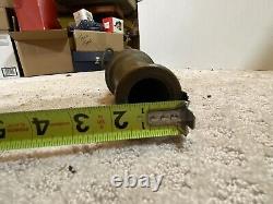 Antique Boston Woven hose and rubber Co 10. 27. 10. Fire hose nozzle 81S1
