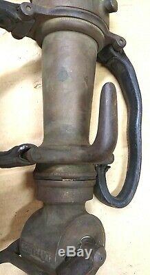 Antique Brass 1919 American Lafrance & Foamite Corp. Fire truck Hose Water valve