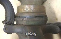 Antique Brass 1919 American Lafrance & Foamite Corp. Fire truck Hose Water valve
