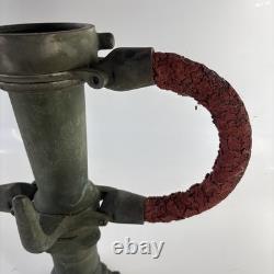 Antique Brass American LaFrance Firefighting Fire Nozzle