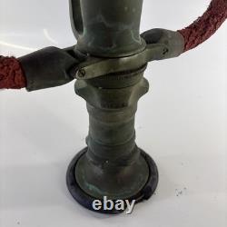 Antique Brass American LaFrance Firefighting Fire Nozzle