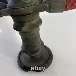 Antique Brass American LaFrance Firefighting Fire Nozzle