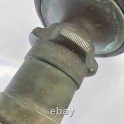 Antique Brass American LaFrance Firefighting Fire Nozzle
