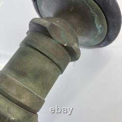 Antique Brass American LaFrance Firefighting Fire Nozzle