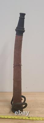 Antique Brass/Copper 31 inch Fire Hose Nozzle Two Handles