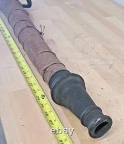 Antique Brass/Copper 31 inch Fire Hose Nozzle Two Handles