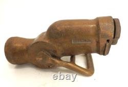 Antique Brass FOG NOZZLE INTERNATIONAL INC. Fire Hose Nozzle 8¾ pounds