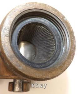 Antique Brass FOG NOZZLE INTERNATIONAL INC. Fire Hose Nozzle 8¾ pounds