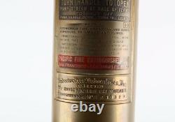 Antique Brass Fire Extinguishers and Hose Nozzle