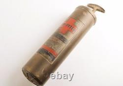 Antique Brass Fire Extinguishers and Hose Nozzle