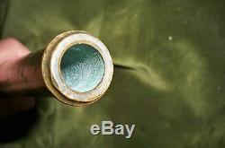 Antique Brass Fire Hose Nozzle 12 Signed P. N. Y. 2 lbs