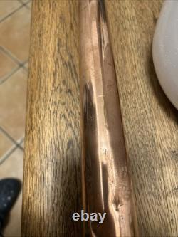 Antique Brass Fire Hose Nozzle 21 Long, French, Brass And Copper Excellent Cond