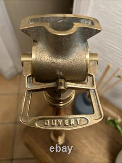 Antique Brass Fire Hose Nozzle 21 Long, French, Brass And Copper Excellent Cond