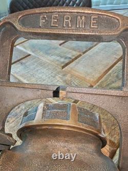 Antique Brass Fire Hose Nozzle 23 Long, French, Brass And Copper Excellent Cond