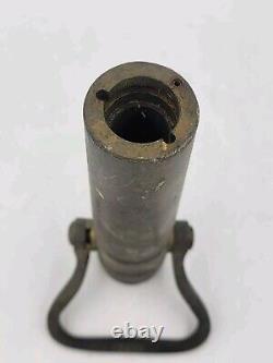 Antique Brass Fire Hose Nozzle 9.5 Tall UNKNOWN Brand