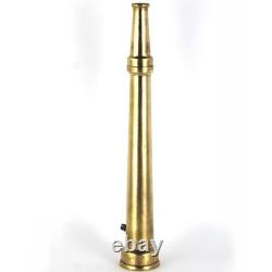 Antique Brass Fire Hose Nozzle Vintage Firefighting Collectible