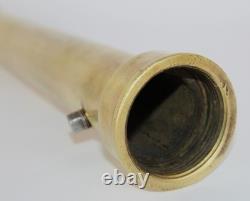 Antique Brass Fire Hose Nozzle Vintage Firefighting Collectible