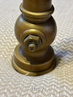 Antique Brass Fire Hose Water Nozzle 11 1/2Firefighting