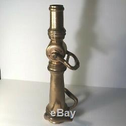 Antique Brass Fire Nozzle COLT