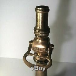 Antique Brass Fire Nozzle COLT