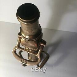 Antique Brass Fire Nozzle COLT