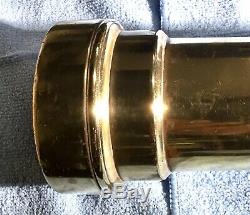 Antique Brass Fire Nozzle DATED 1852 (Dec. 2, 1852) 29 3/4In