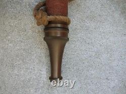 Antique Brass Fire Nozzle Rare 72cm made in japan