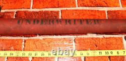 Antique Brass Playpipe Underwriter BCCo FM 3/41 Fire Hose Nozzle Firefighter
