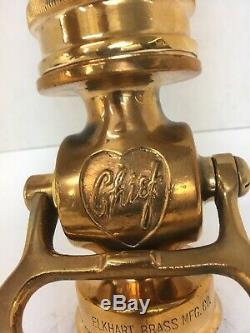 Antique Brass W. S. Darley Colt 2 In. Fire Nozzle 12/1917