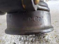 Antique Brass heavy Fire NOZZLE Base DOUBLE HANDLES & HOOK