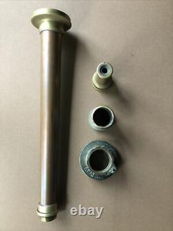 Antique Copper Brass E. Bergstrom &Co. Fire nozzle Stockholm Sweden RARE