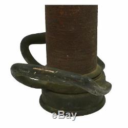 Antique EUREKA FIRE HOSE CO. NOZZLE 30 Wrapped Brass DATED 1905 Superb Patina
