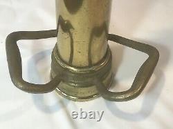 Antique EUREKA FIRE HOSE CO. Solid Brass Nozzle308lbsM. Donohue New York