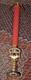 Antique Elkhart Brass Chief Double Handle Play Pipe Firehose Nozzle 36