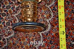 Antique Elkhart Brass CHIEF Double Handle Play Pipe Firehose Nozzle 36