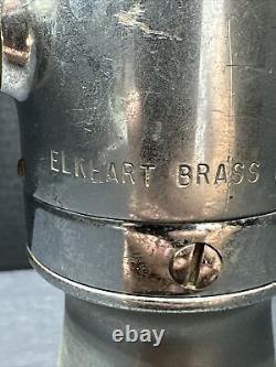 Antique Elkhart Brass Manufacturing Company Fire Nozzle