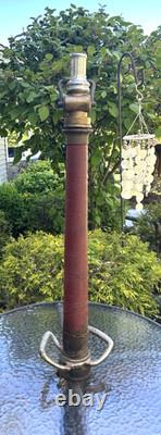 Antique Eureka Fire Hose Co. Dual Handle 31-1/2 Fire Hose Nozzle