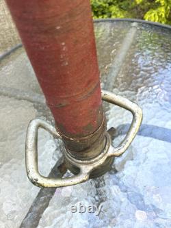 Antique Eureka Fire Hose Co. Dual Handle 31-1/2 Fire Hose Nozzle