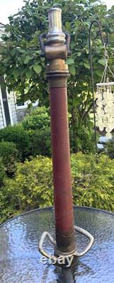 Antique Eureka Fire Hose Co. Dual Handle 31-1/2 Fire Hose Nozzle