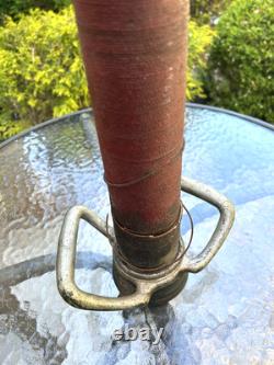 Antique Eureka Fire Hose Co. Dual Handle 31-1/2 Fire Hose Nozzle