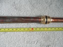 Antique Fire Fighter Hand Tub Fire Engine Nozzle Original 1800'S