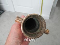 Antique Fire Fighter Hand Tub Fire Engine Nozzle Original 1800'S