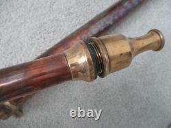 Antique Fire Fighter Hand Tub Fire Engine Nozzle Original 1800'S