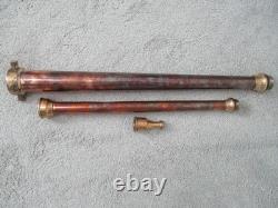 Antique Fire Fighter Hand Tub Fire Engine Nozzle Original 1800'S