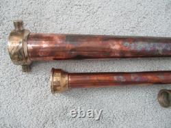 Antique Fire Fighter Hand Tub Fire Engine Nozzle Original 1800'S