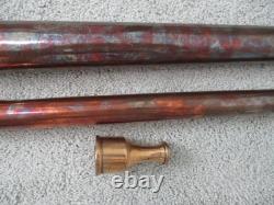 Antique Fire Fighter Hand Tub Fire Engine Nozzle Original 1800'S