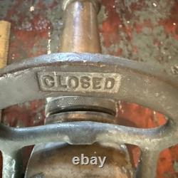 Antique Fire Hose Nozzle ALFCO American LaFrance Fire Engine Co Brass Vintage