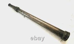 Antique Fire Hose Nozzle Brass/bronze Fireman's Fire Fighter Collectible Memorab